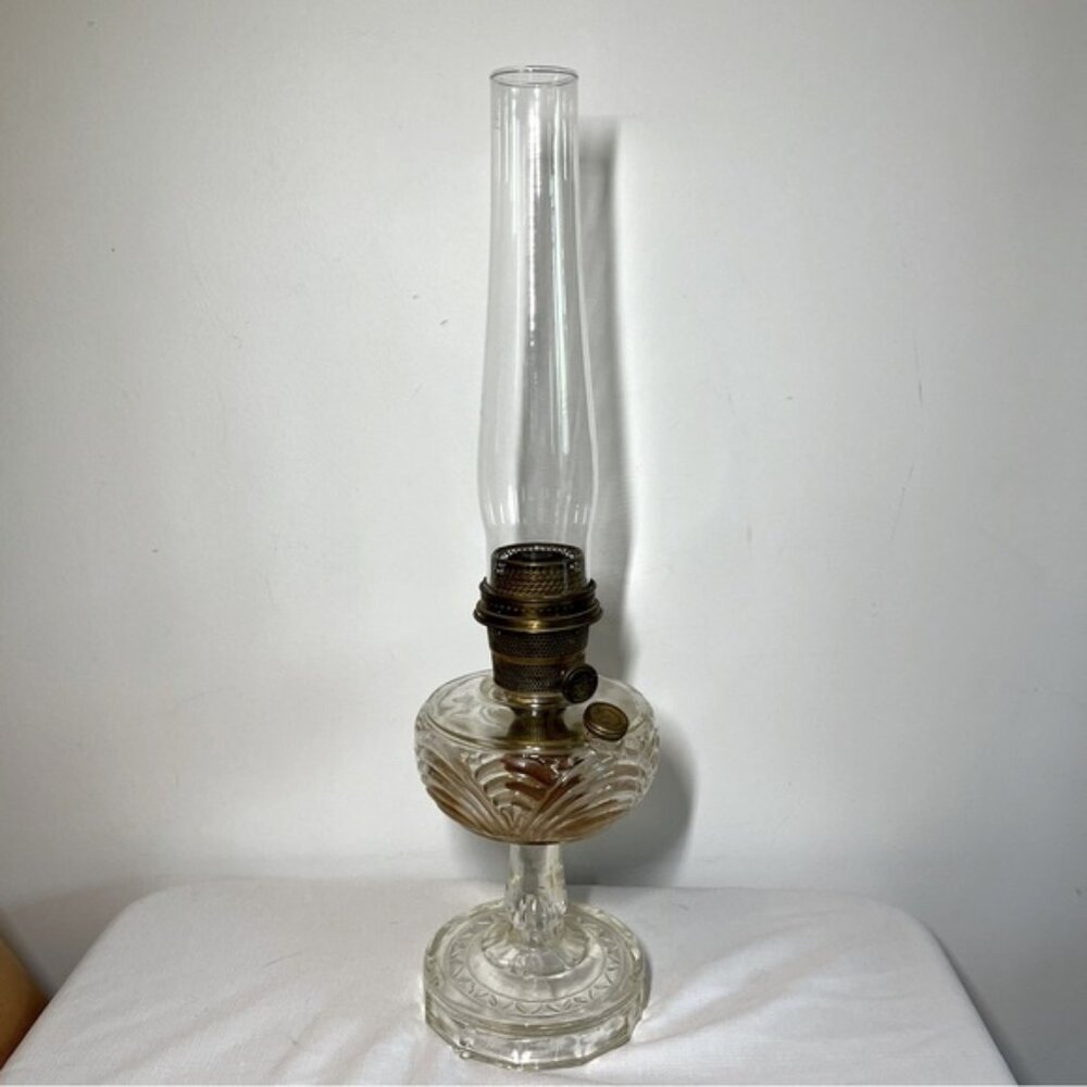 Vintage ALADDIN model C glass oil lamp Kerosene oil lamp | Made in the USA